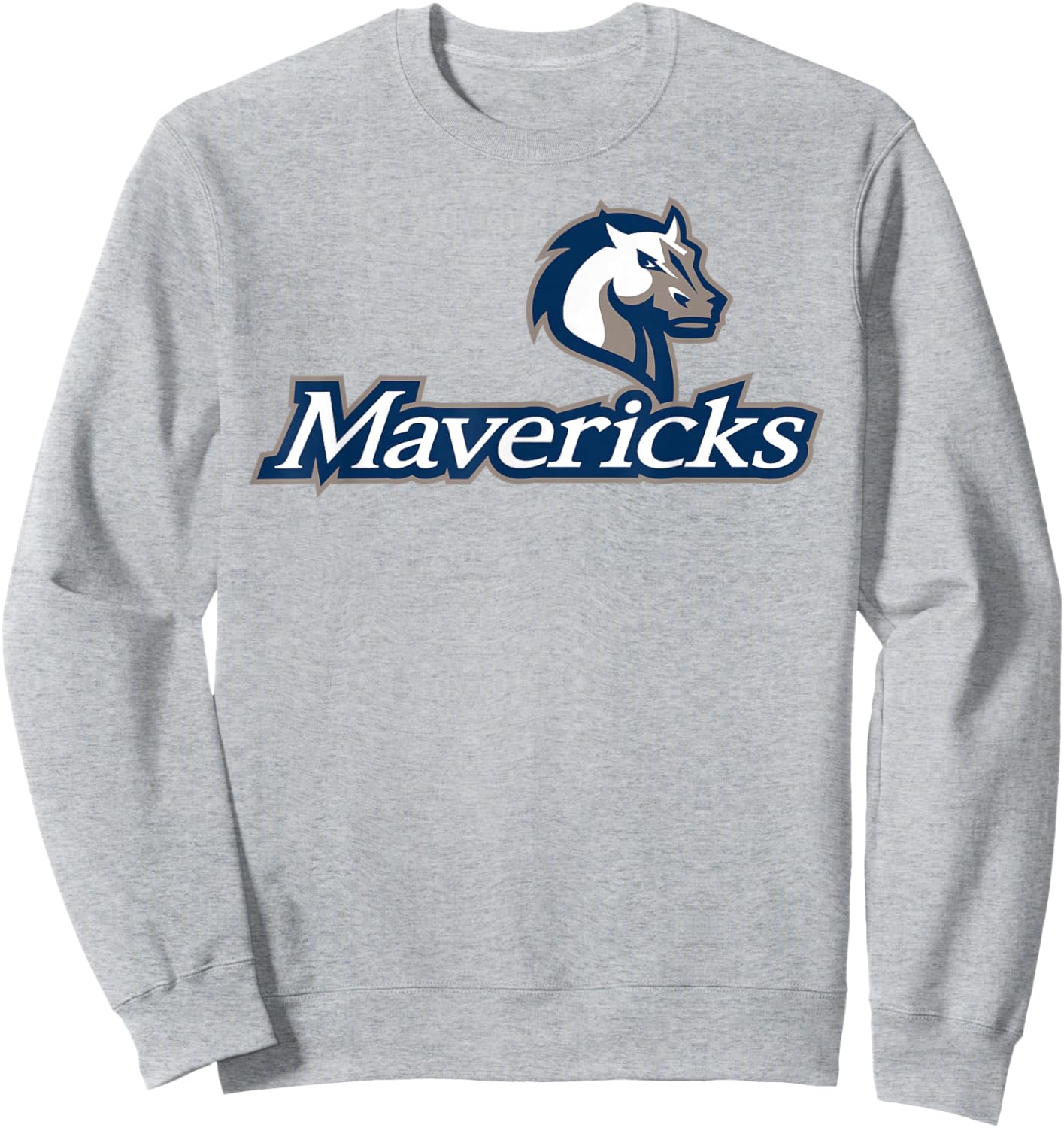 Mercy University Mavericks Mavs Logo Sweatshirt - Sweatshirt | Ash