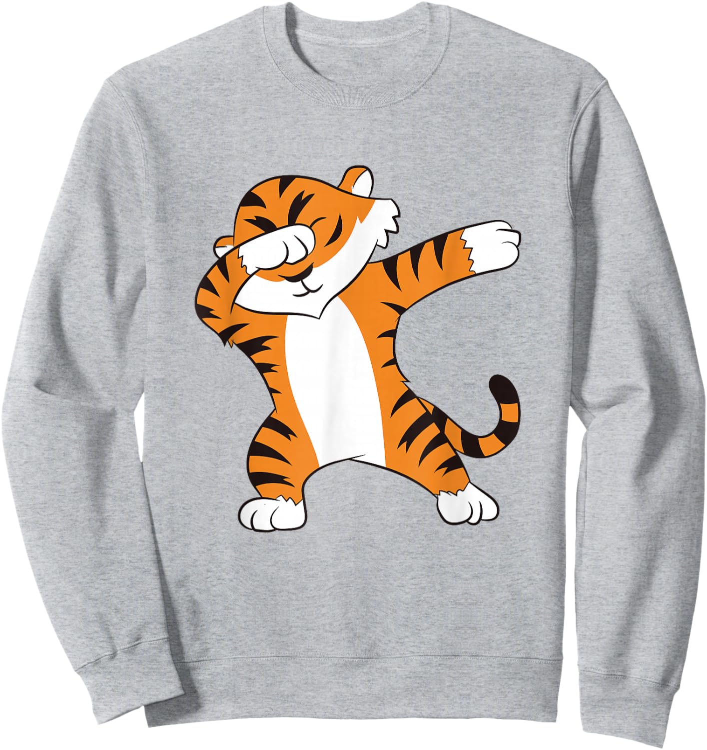 Tiger Dabbing Tiger Fan Tiger lover Dabbing Tiger Dab Sweatshirt - Sweatshirt | Ash