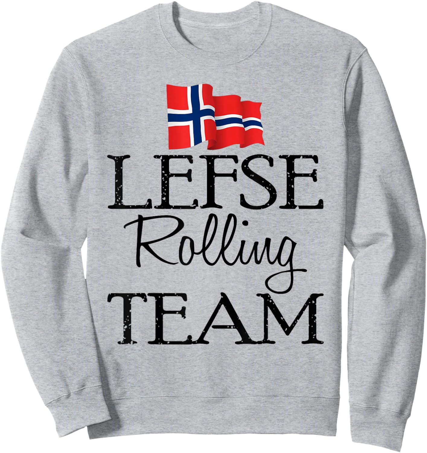 Ki Funny Lefse Rolling Team Christmas Costume Girl Sweatshirt - Sweatshirt | Ash