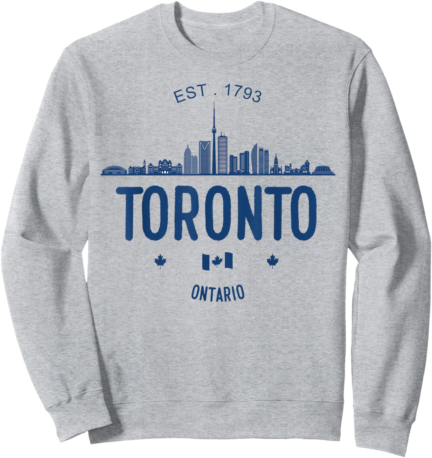 Skyline Toronto Canada Sweatshirt - Sweatshirt | Ash