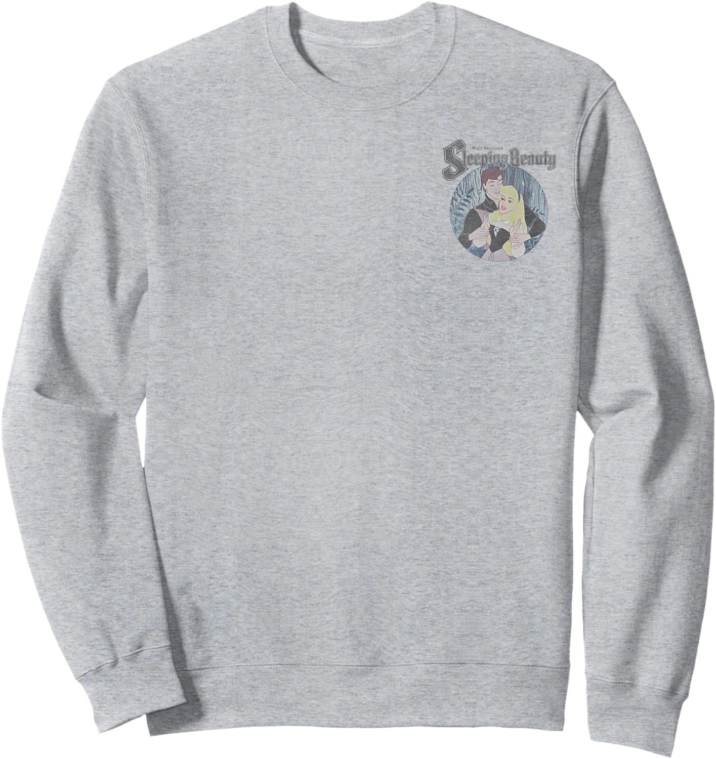 Disney Sleeping Beauty Aurora Prince Phillip Movie Poster Sweatshirt - Sweatshirt | Ash