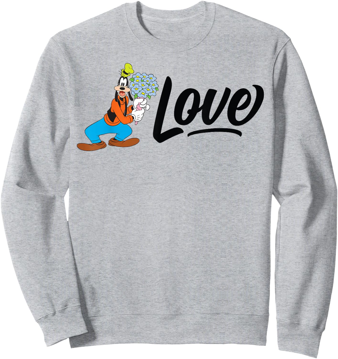Disney - Goofy Valentine Love Sweatshirt - Sweatshirt | Ash