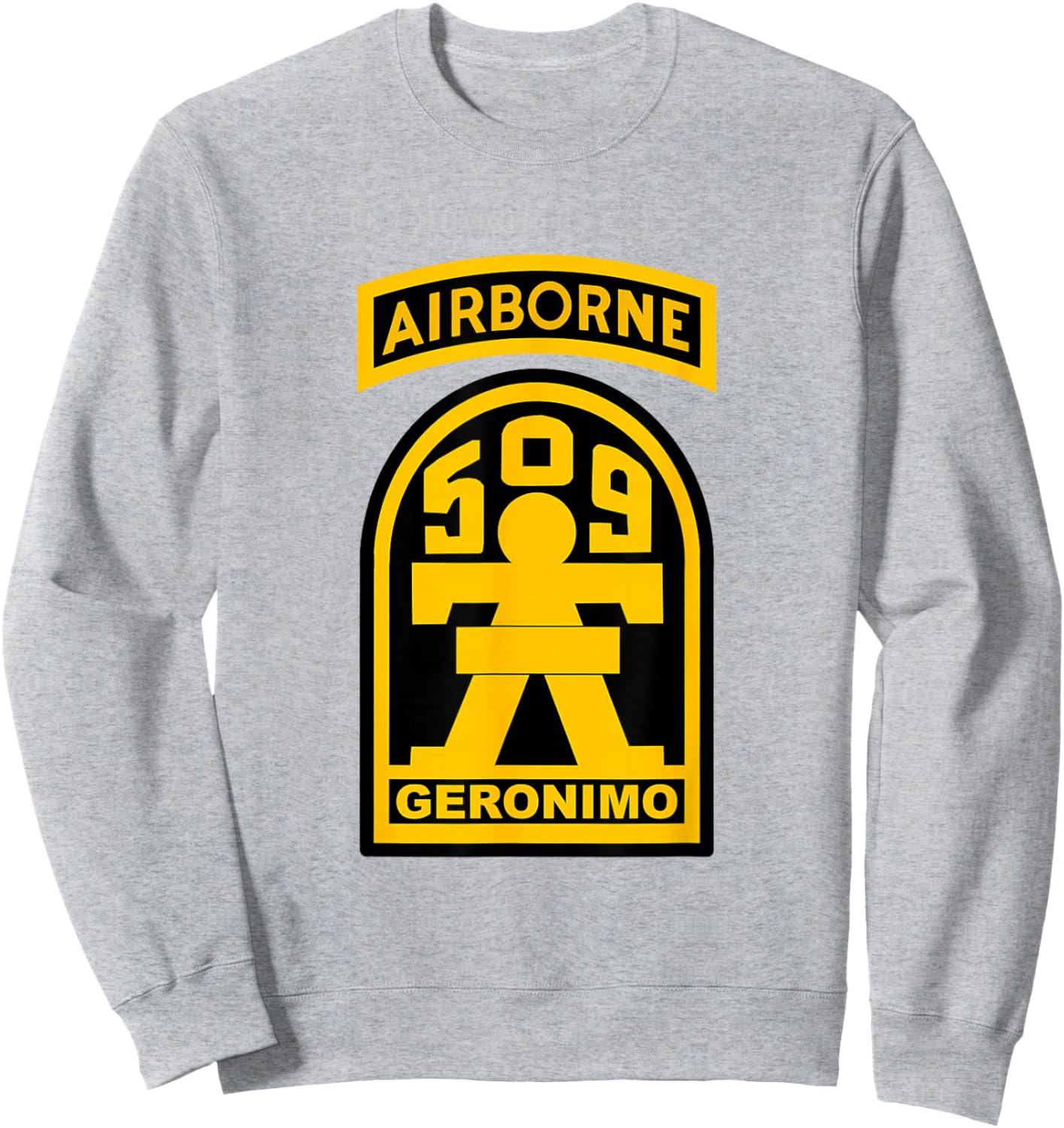 509th Airborne Parachute Infantry Regiment Paratrooper Sweatshirt - Sweatshirt | Ash