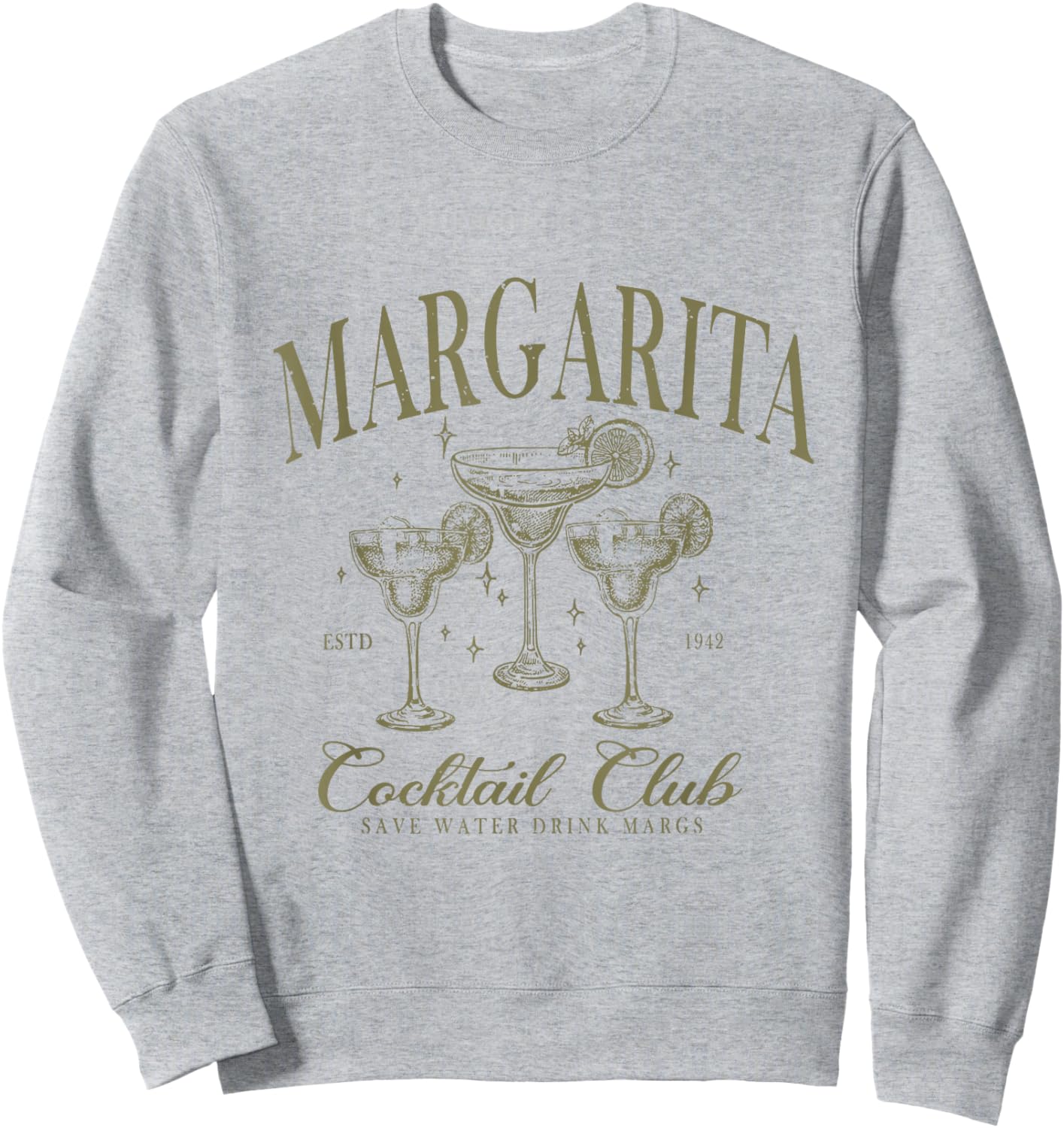 Margarita Cocktail Club Sweatshirt - Sweatshirt | Ash
