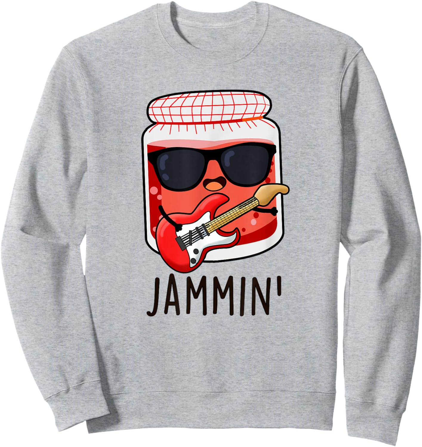 Jammin Funny Jam Pun Sweatshirt - Sweatshirt | Ash