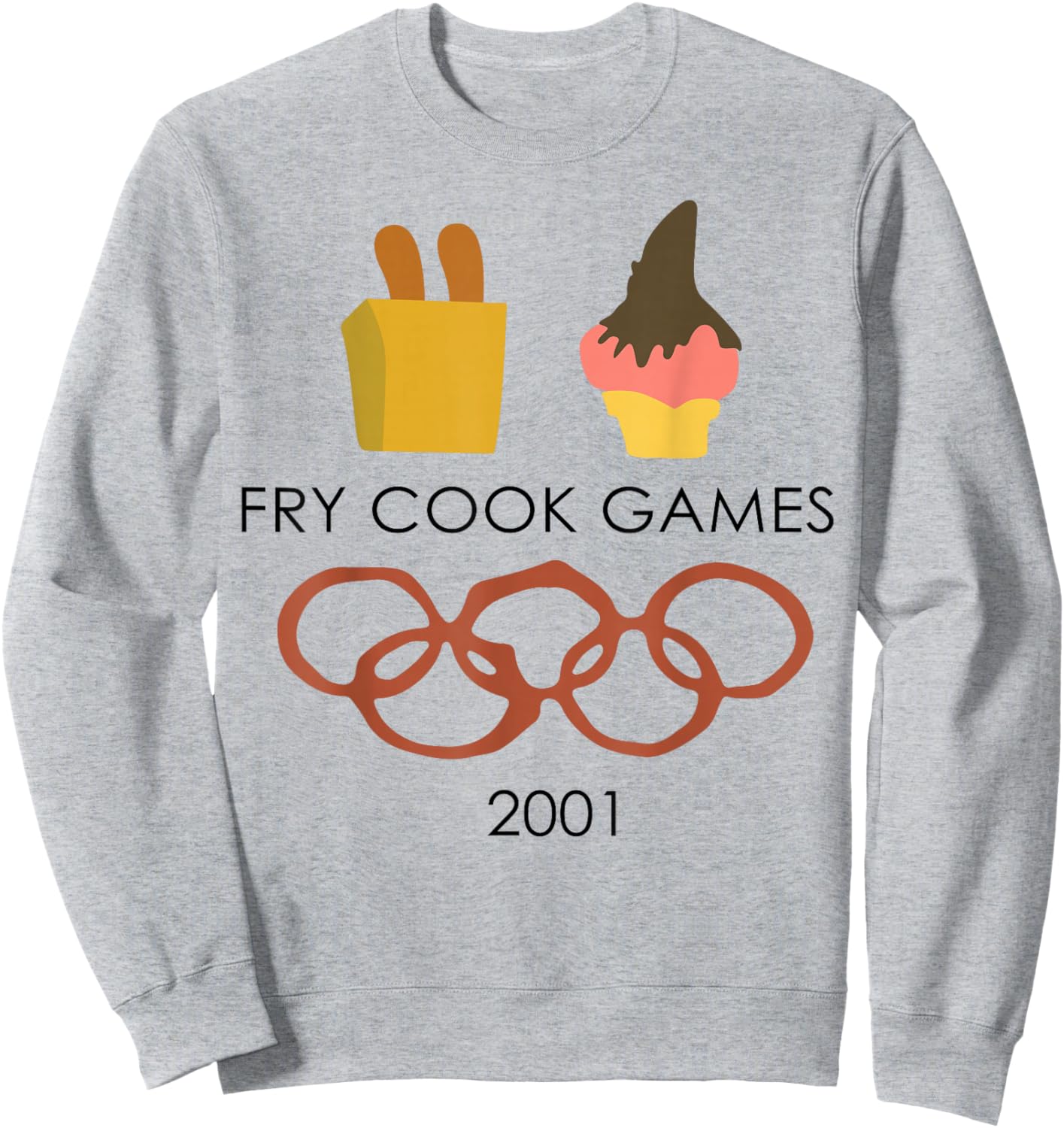 Fry Cook Games 2001 Sweatshirt - Sweatshirt | Ash