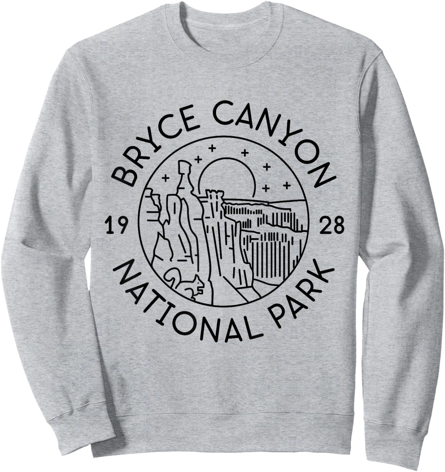 Bryce Canyon National Park 1928 Utah Sweatshirt - Sweatshirt | Ash