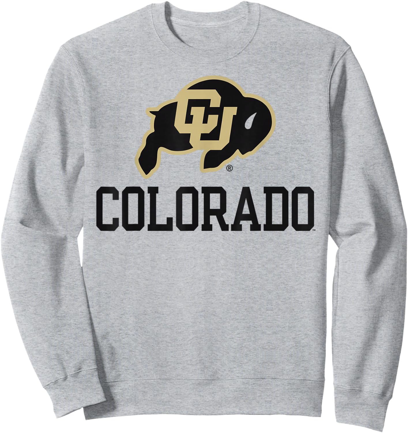 Colorado Buffaloes Sportsmanship White Officially Licensed Sweatshirt - Sweatshirt | Ash