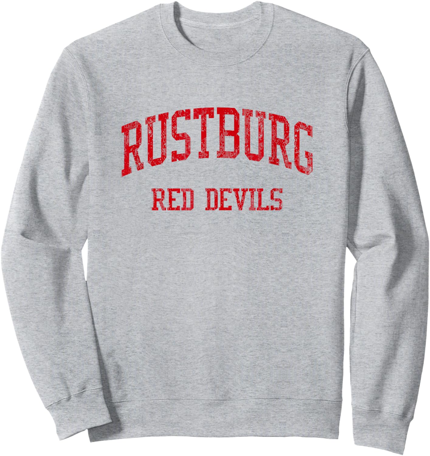 Rustburg High School HS Rustburg VA Vintage Sports Sweatshirt - Sweatshirt | Ash