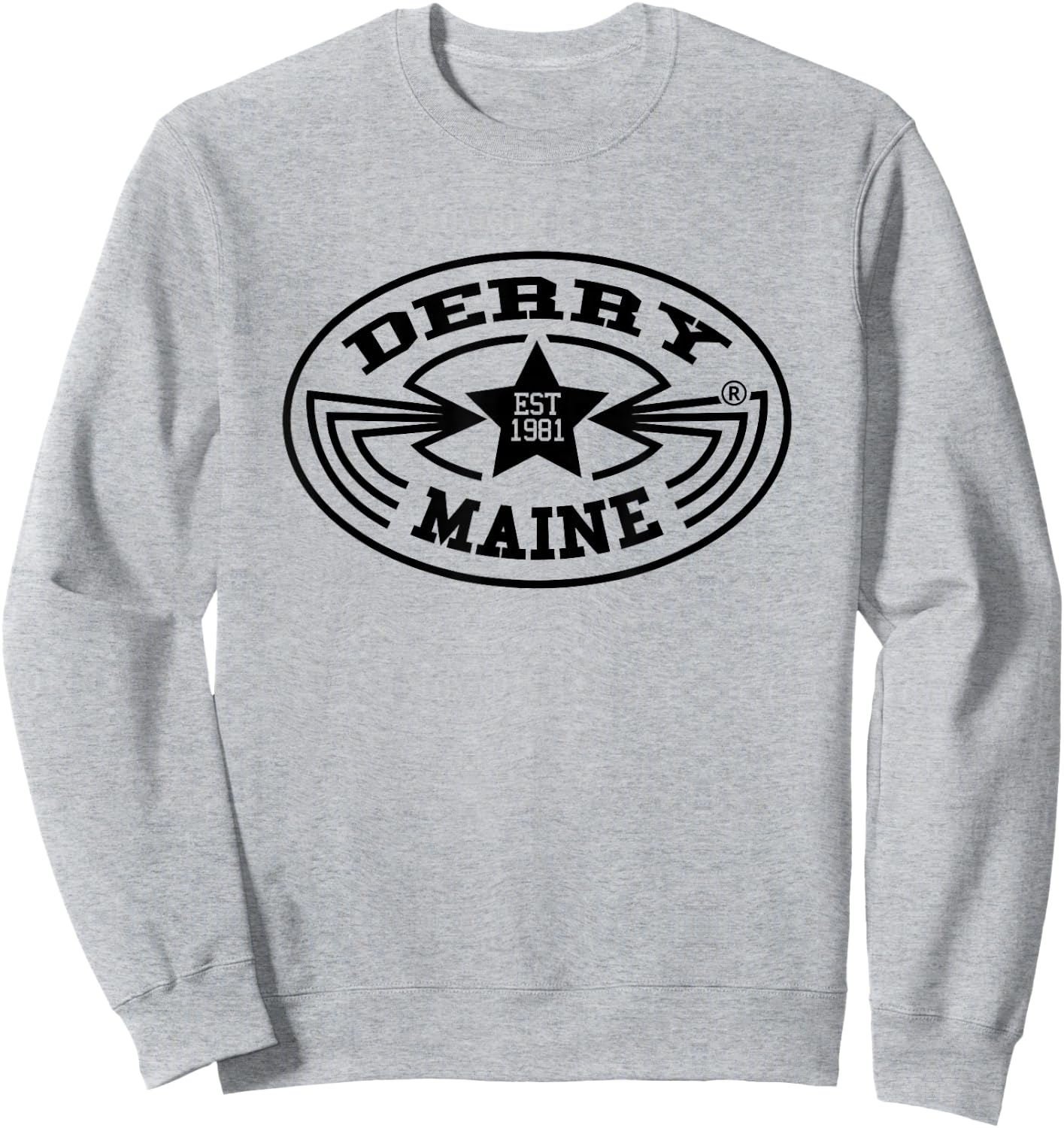 Derry Maine Shirt Horror Fiction Gift Readers Sweatshirt - Sweatshirt | Ash