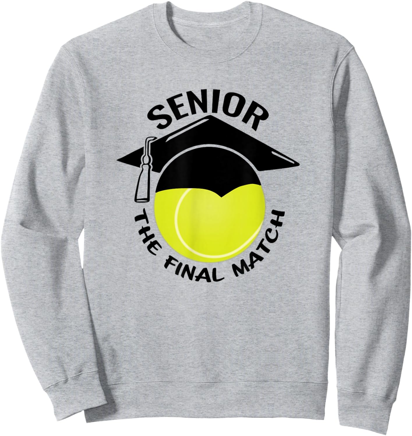 Tennis Senior Night Sweatshirt - Sweatshirt | Ash