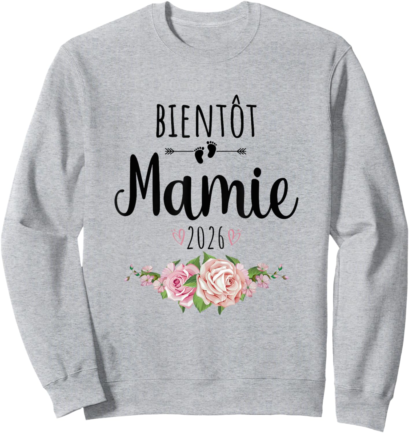 Announcement Pregnancy Grandmother 2026 Sweatshirt - Sweatshirt | Ash