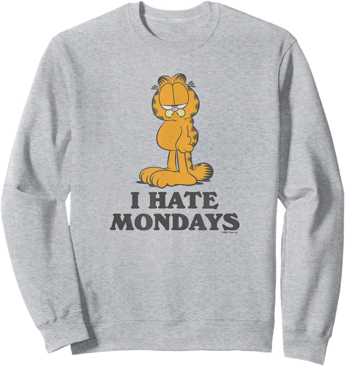 Garfield - I Hate Mondays Sweatshirt - Sweatshirt | Ash