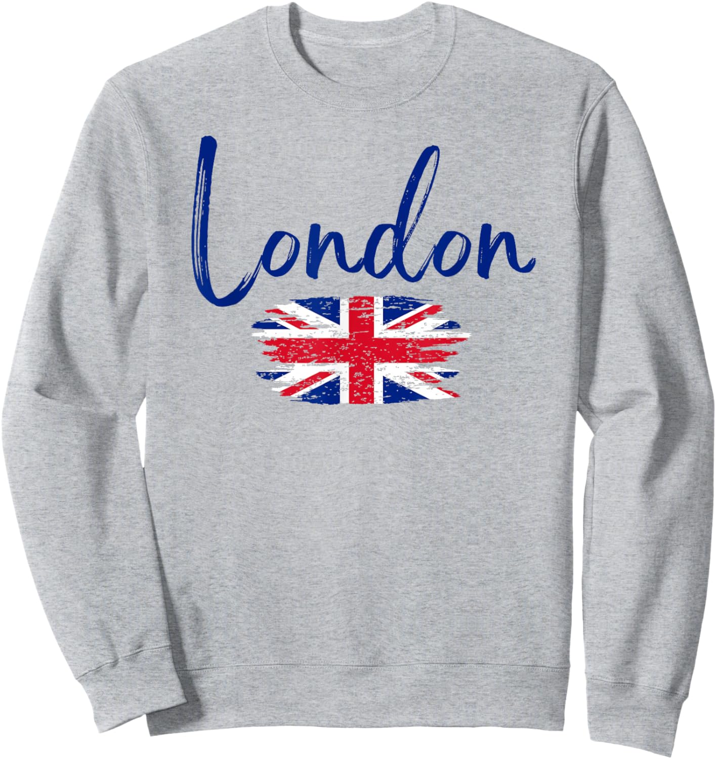 Vintage London England United Kingdom Flag Sweatshirt - Sweatshirt | Ash
