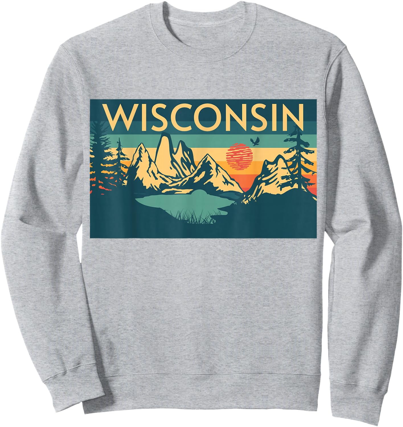 Wisconsin Sweatshirt - Sweatshirt | Ash
