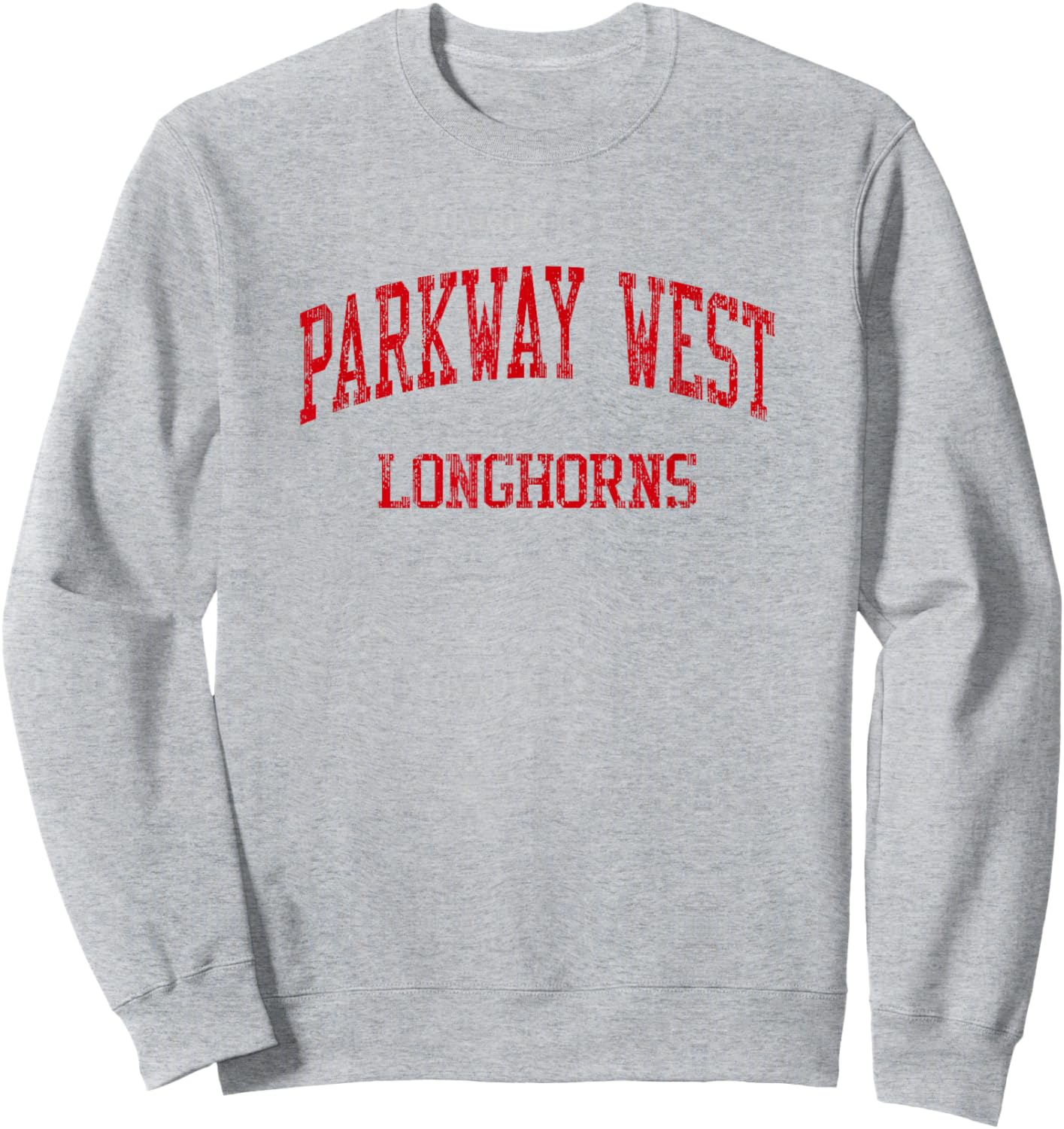 Parkway West High School HS Ballwin MO Vintage Sports Sweatshirt - Sweatshirt | Ash