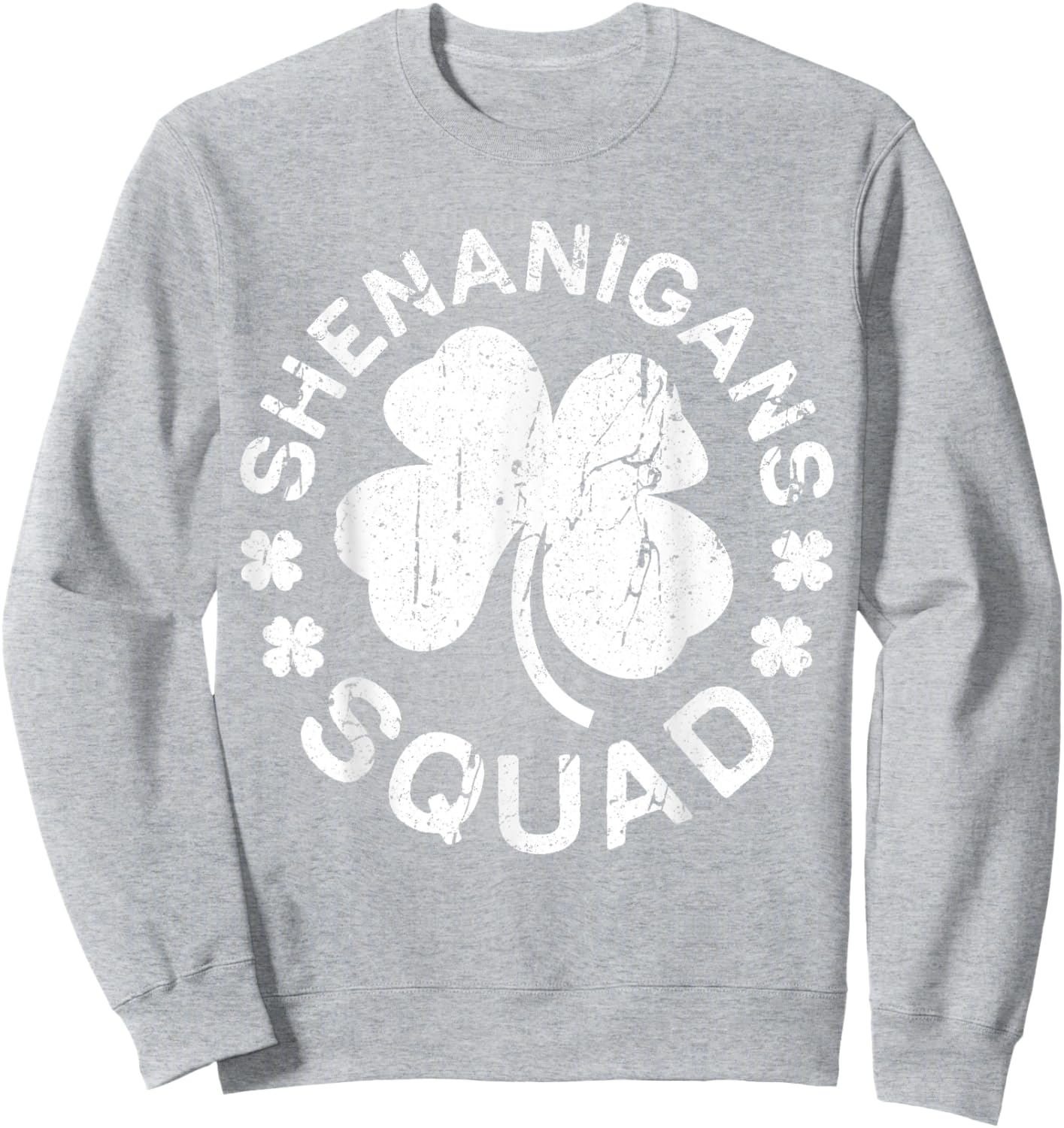 Shenanigans Squad Shirt Irish Men Women Kids St Patricks Day Sweatshirt - Sweatshirt | Ash