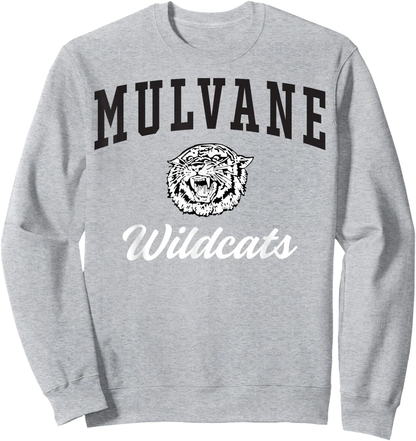 Mulvane High School Wildcats C3 Sweatshirt - Sweatshirt | Ash
