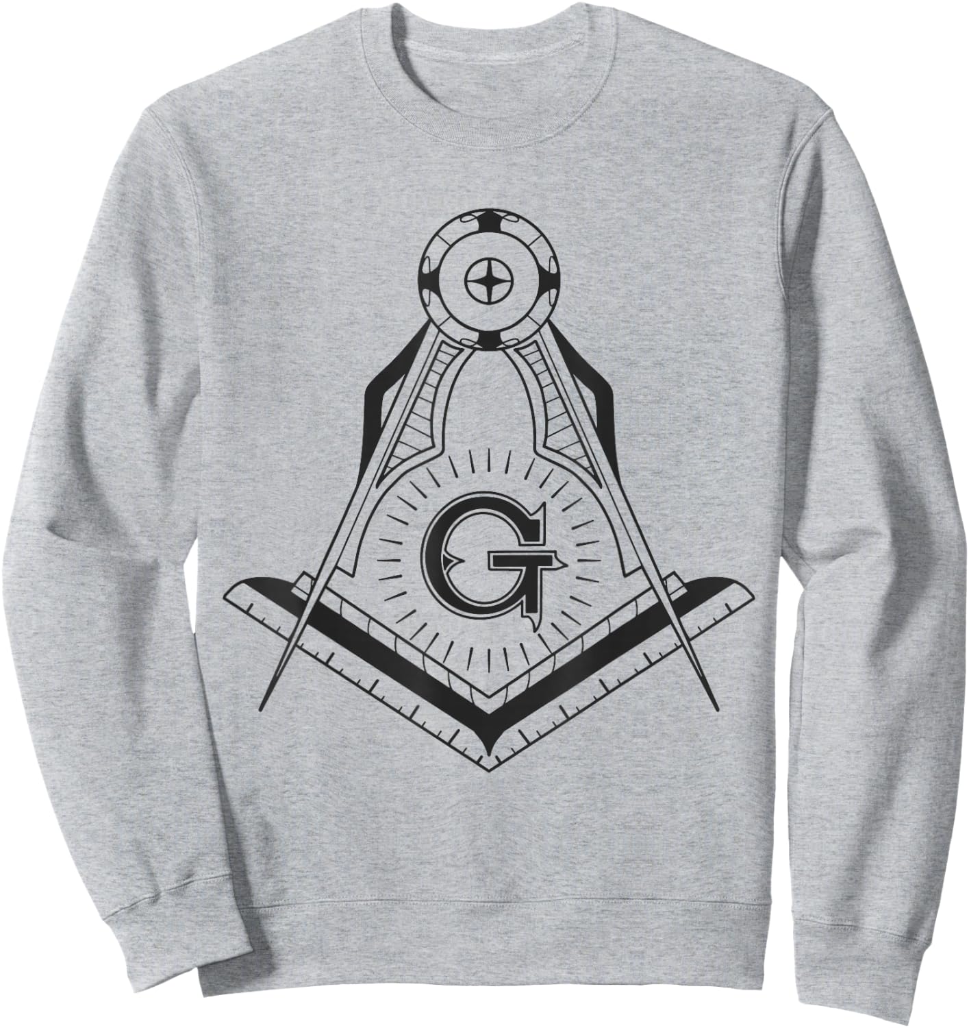 Freemason Emblem Sweatshirt - Sweatshirt | Ash