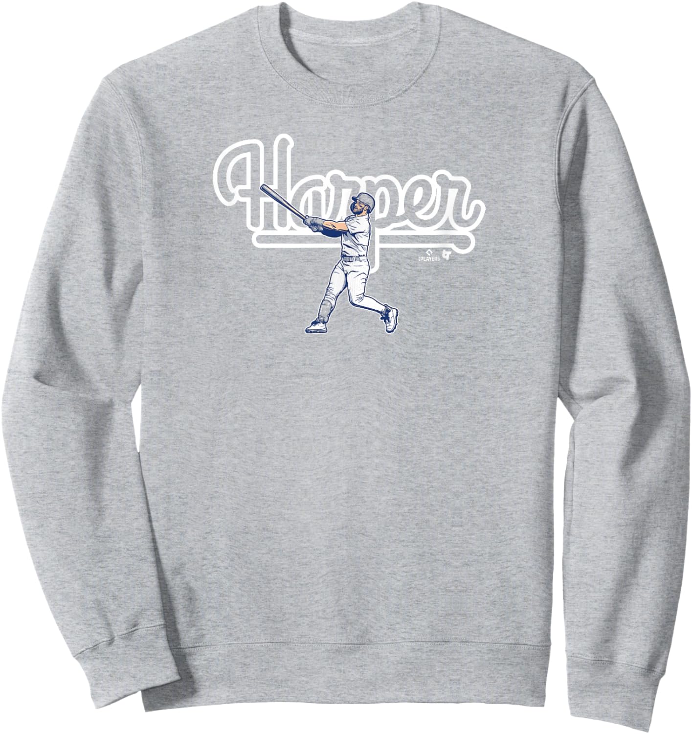 Bryce Harper - Philly Swing - Philadelphia Baseball Sweatshirt - Sweatshirt | Ash