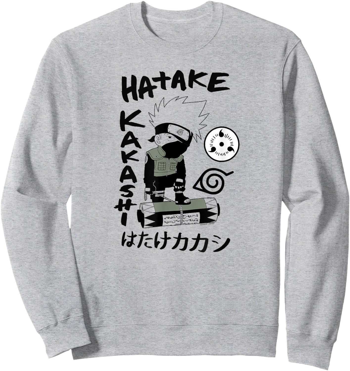 Naruto Shippuden Hatake Kakashi Chibi Drawing Anime Sweatshirt - Sweatshirt | Ash