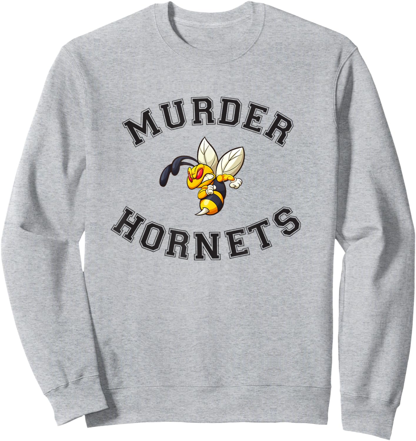 Murder Hornets Team Sweatshirt - Sweatshirt | Ash
