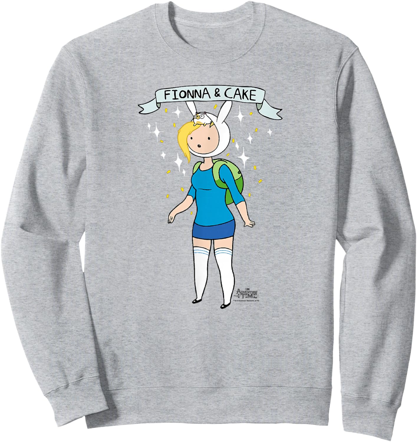 Adventure Time Fionna & Cake Sweatshirt - Sweatshirt | Ash