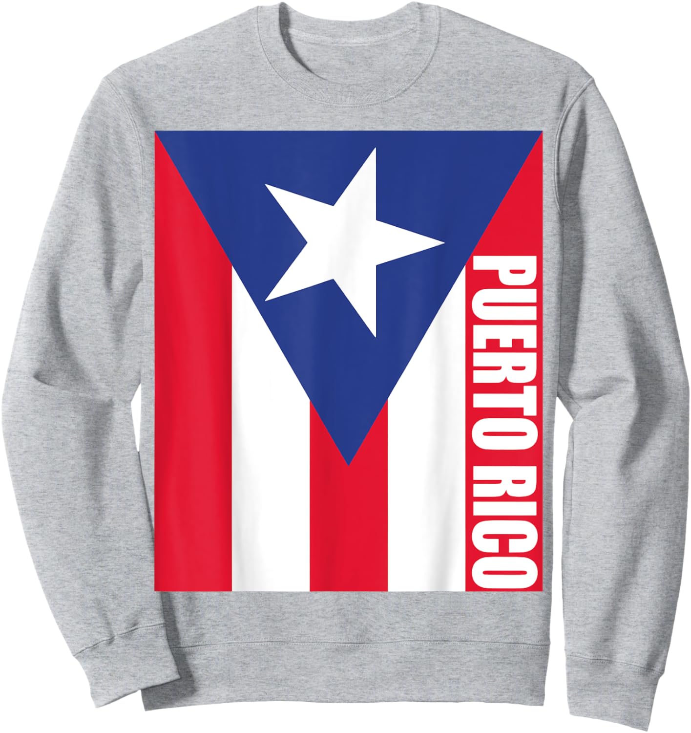 Puerto Rico Puerto Rican Flag Pride Kids Girl White Hispanic Sweatshirt - Sweatshirt | Ash