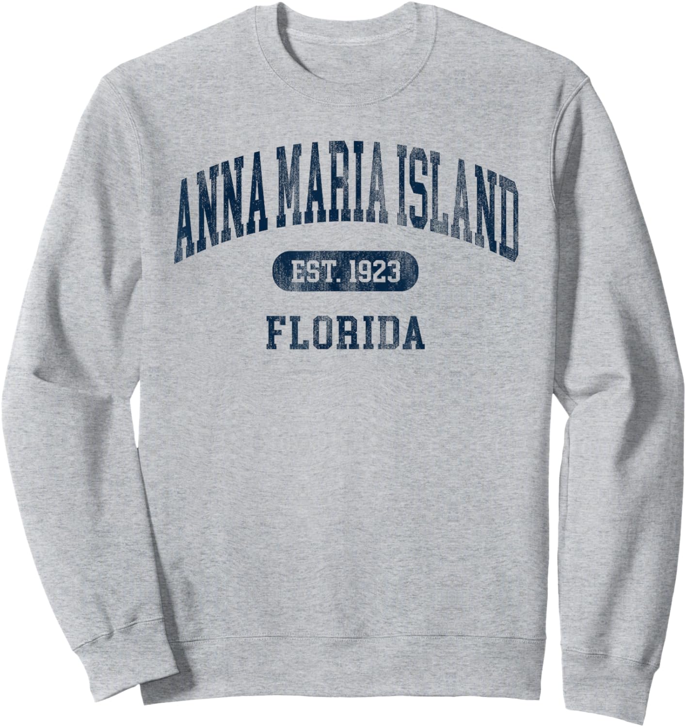Anna Maria Island Florida Retro Preppy Throwback Souvenir Sweatshirt - Sweatshirt | Ash