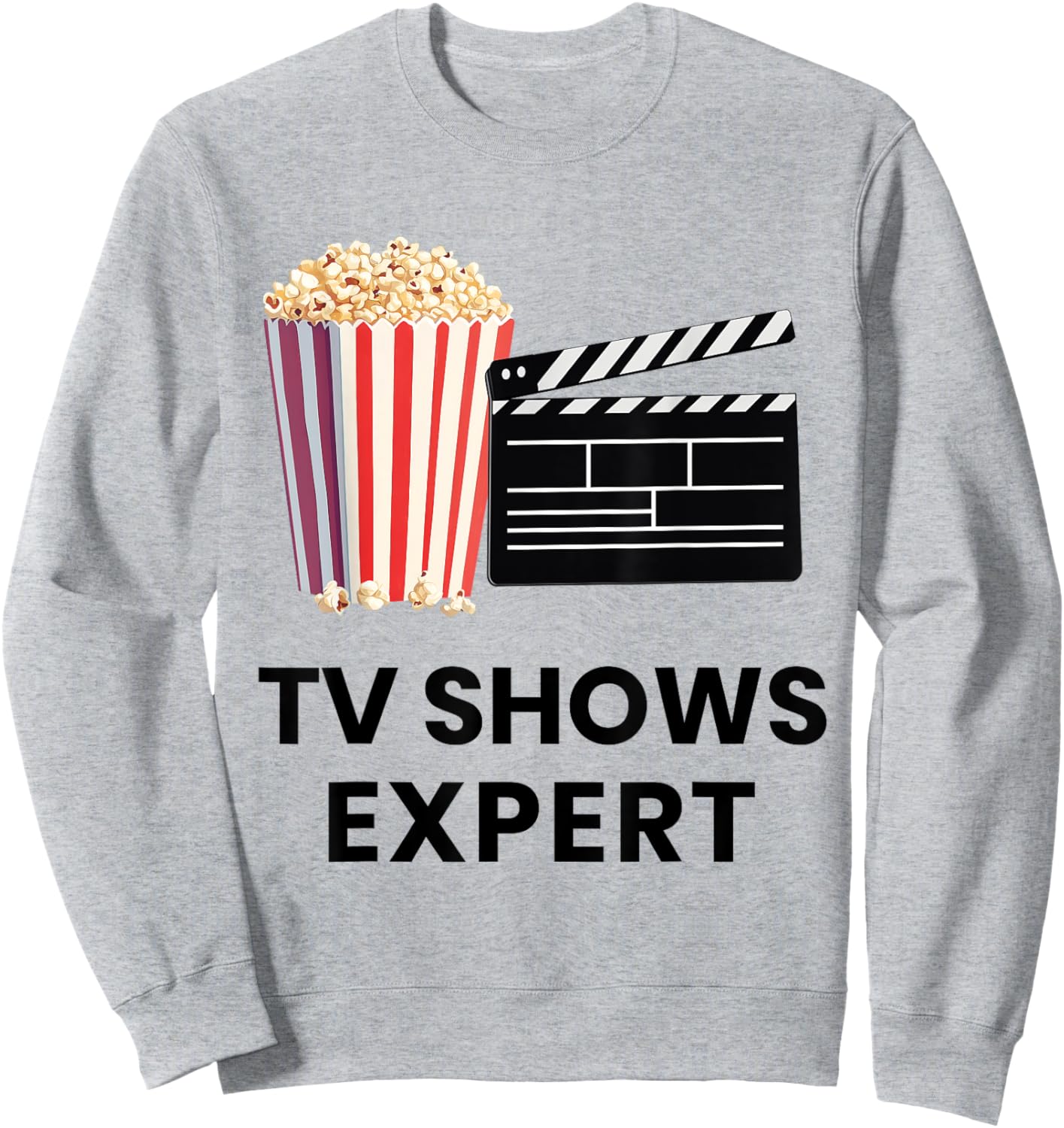 Funny Gift TV Shows Expert Sweatshirt - Sweatshirt | Ash