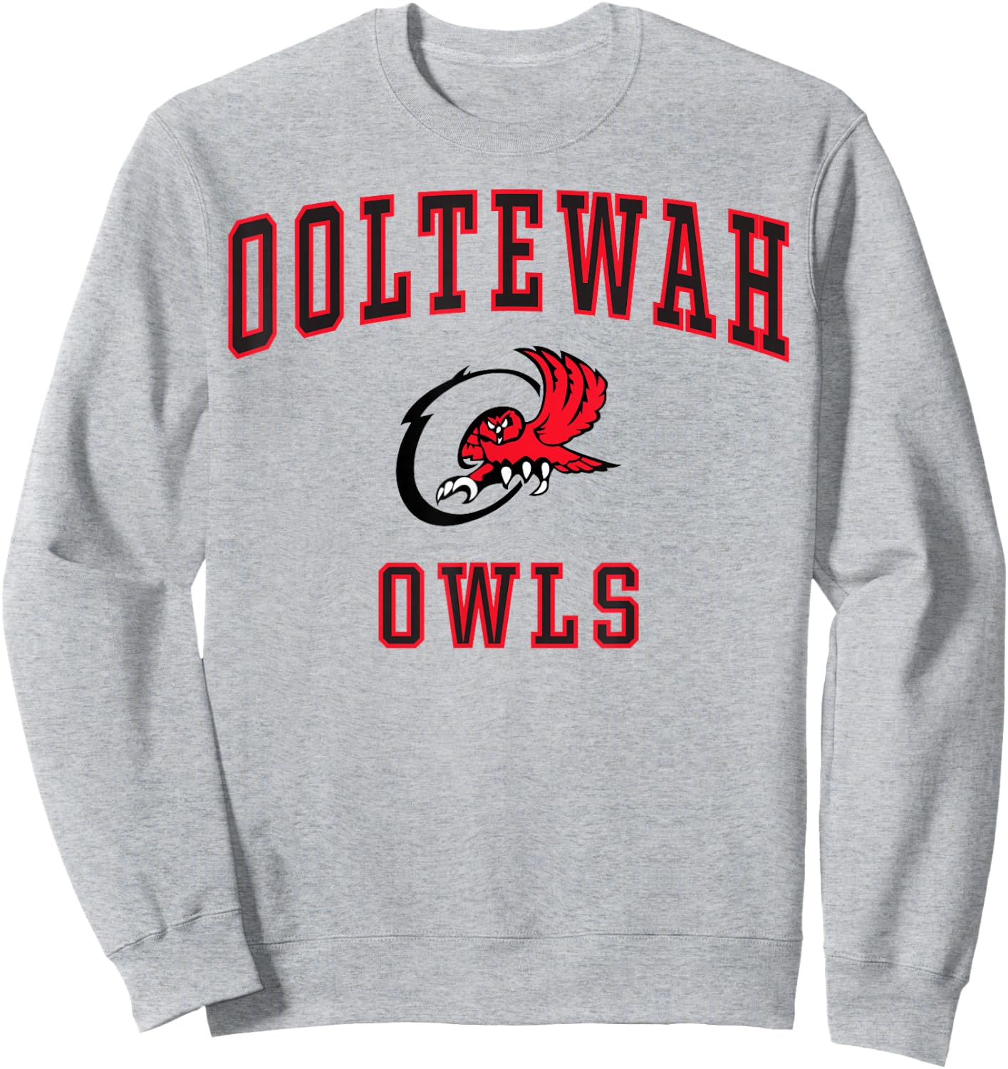Ooltewah High School Owls C1 Sweatshirt - Sweatshirt | Ash