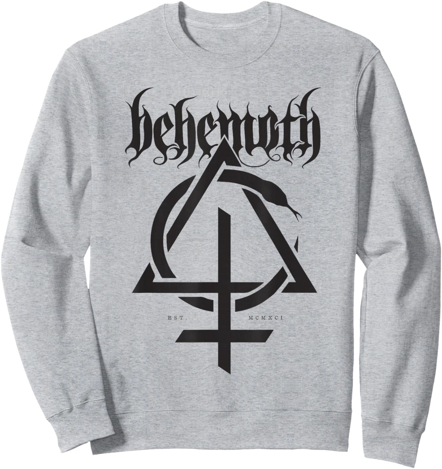 Behemoth – Opus Sigil On White Sweatshirt - Sweatshirt | Ash