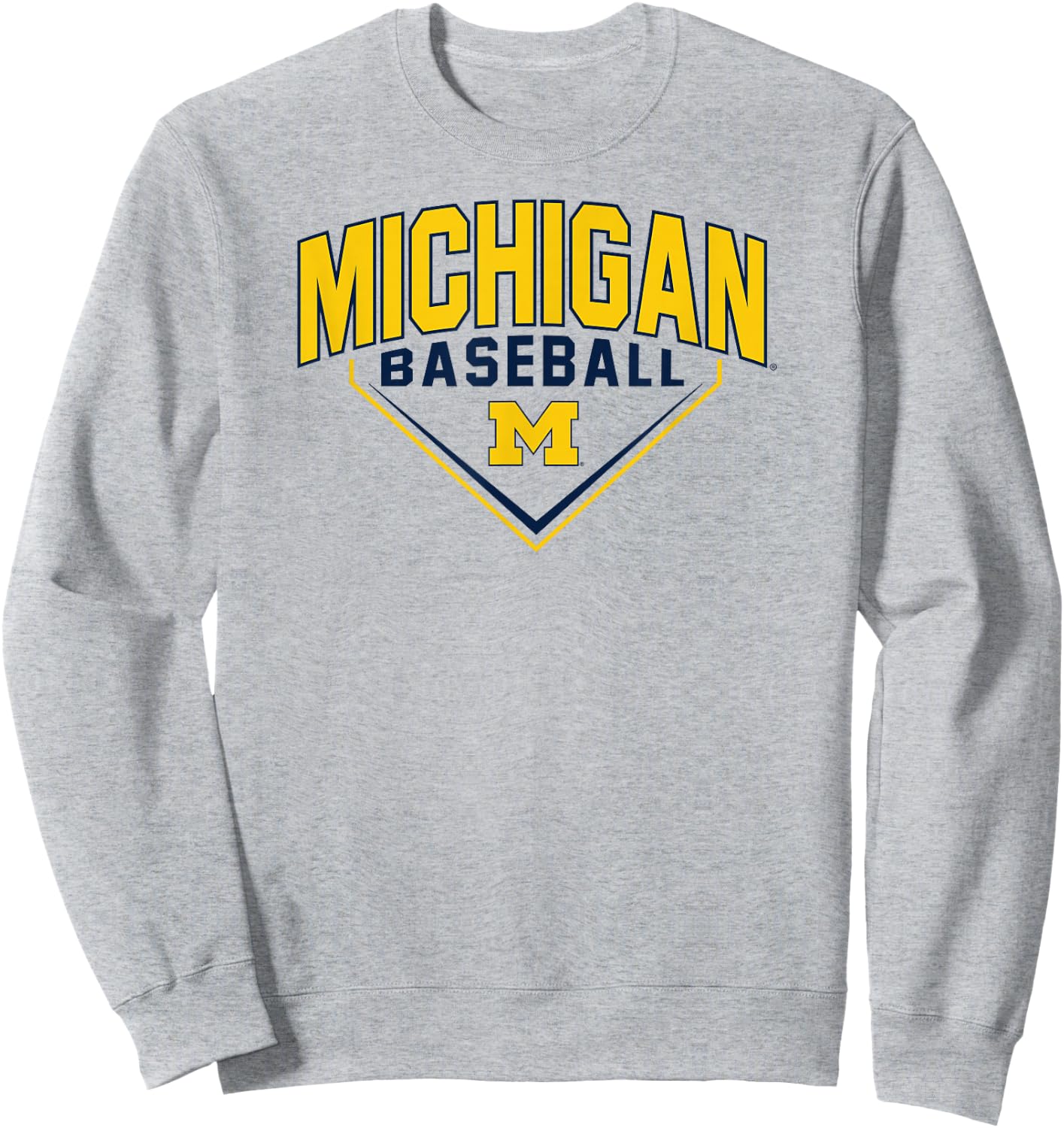 Michigan Wolverines Baseball Bullpen Logo Sweatshirt - Sweatshirt | Ash