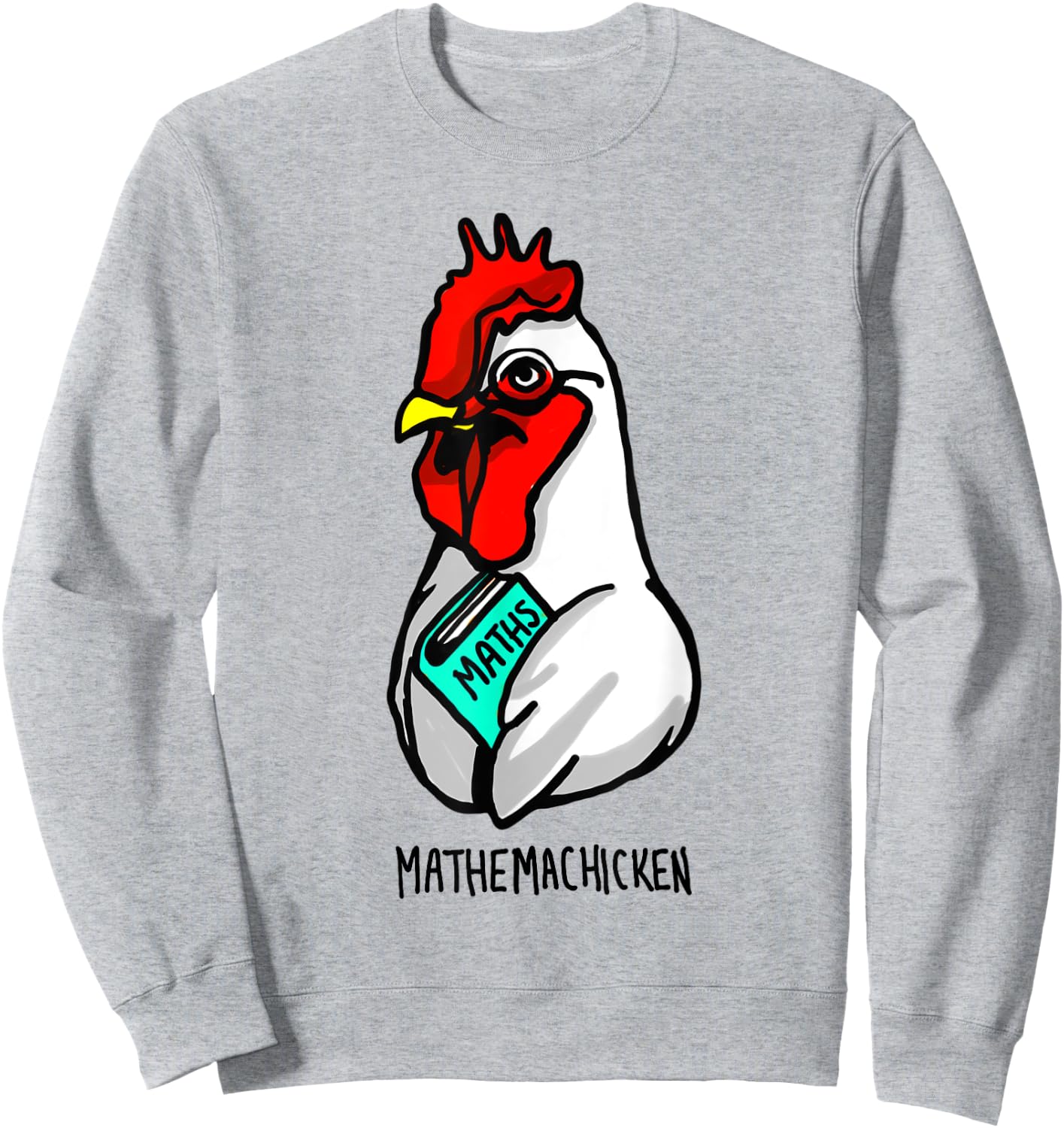 Mathemachicken Sweatshirt - Sweatshirt | Ash