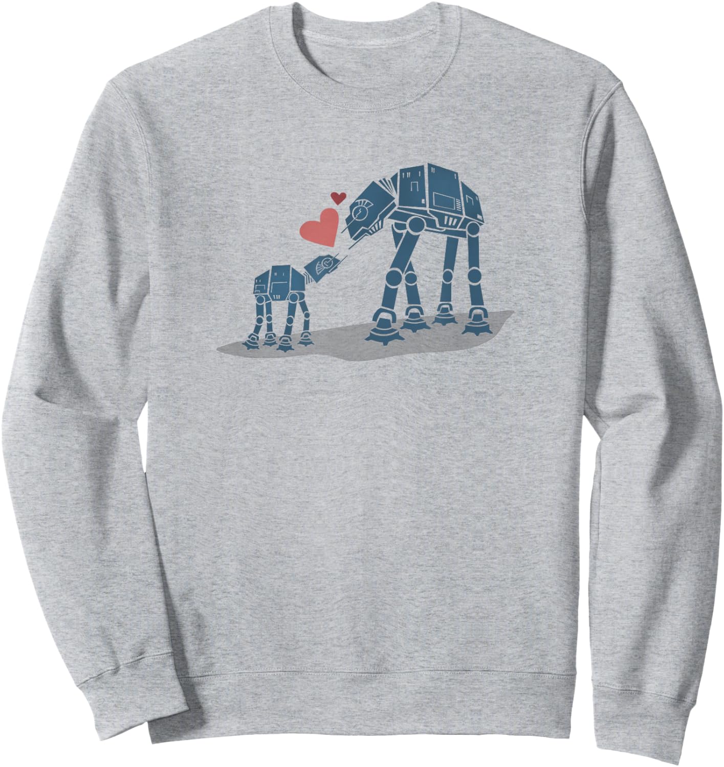 Star Wars AT-AT Mother & Son Portrait Sweatshirt - Sweatshirt | Ash