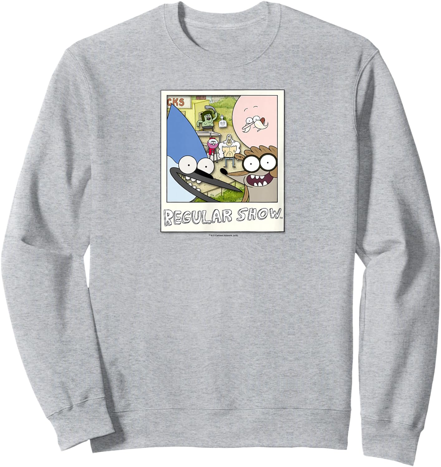 Regular Show Instant Picture Sweatshirt - Sweatshirt | Ash