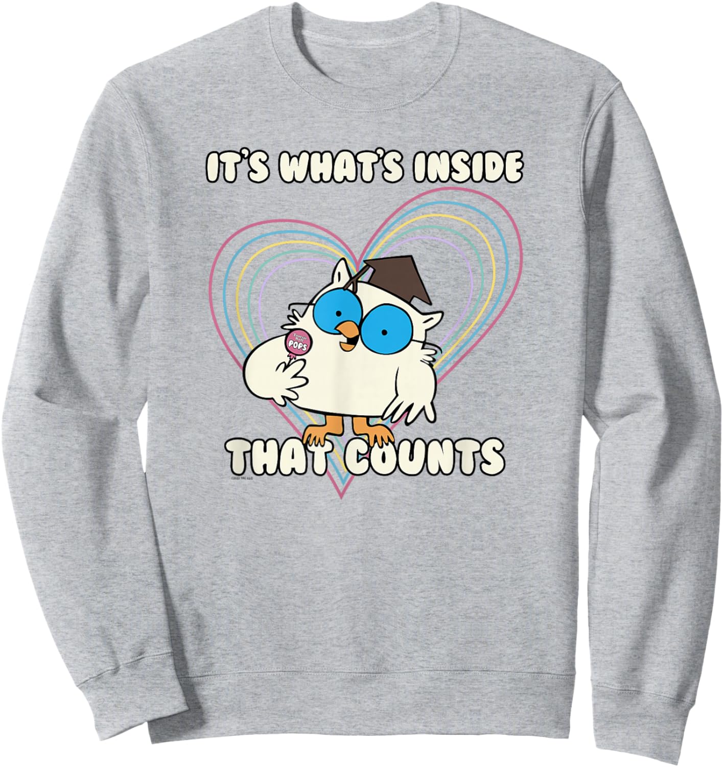 Tootsie Roll Pop It's What's Inside That Counts Sweatshirt - Sweatshirt | Ash