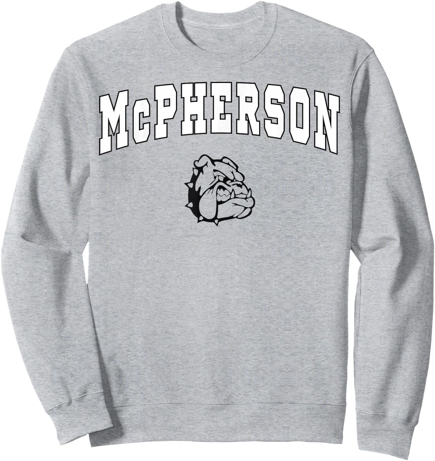 McPherson High School Bullpups C2 Sweatshirt - Sweatshirt | Ash