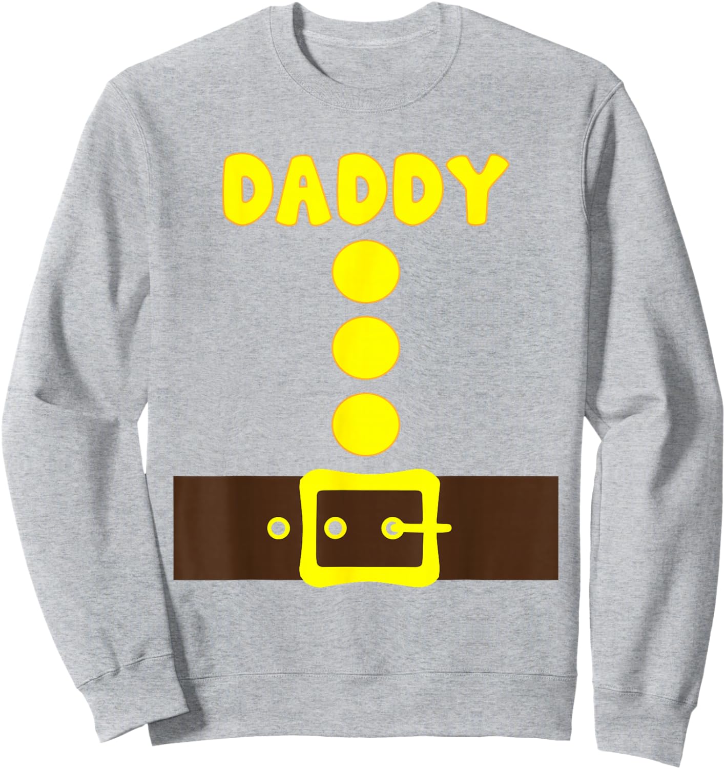 Daddy Dwarf Halloween Matching Group Color Costume Family Sweatshirt - Sweatshirt | Ash