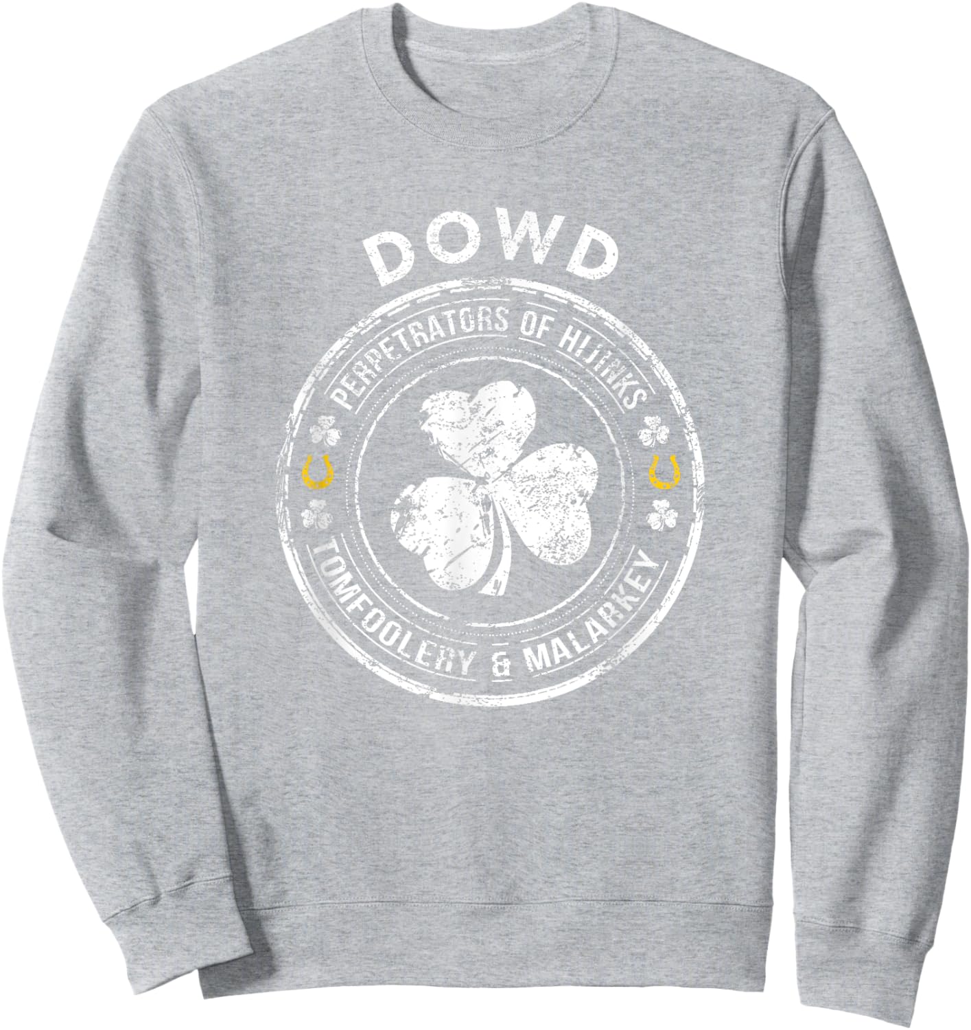 Dowd Irish Family Name Sweatshirt - Sweatshirt | Ash