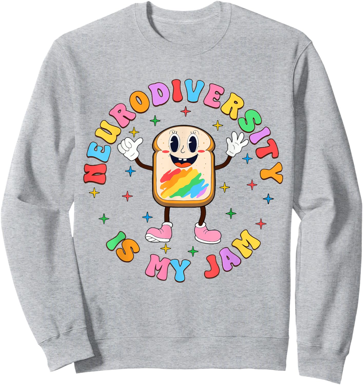 Neurodiversity Is My Jam ADHD Autism Awareness SPED Teacher Sweatshirt - Sweatshirt | Ash
