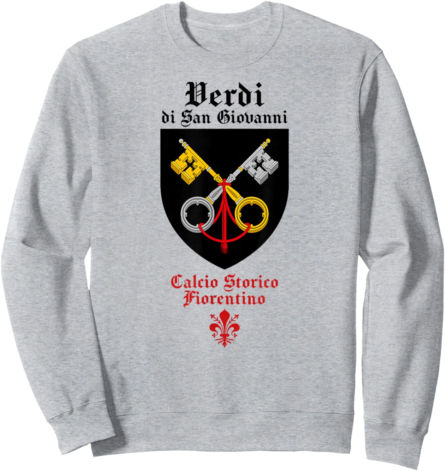 Florentine football fútbol Calcio storico fiorentino Verdi Sweatshirt - Sweatshirt | Ash