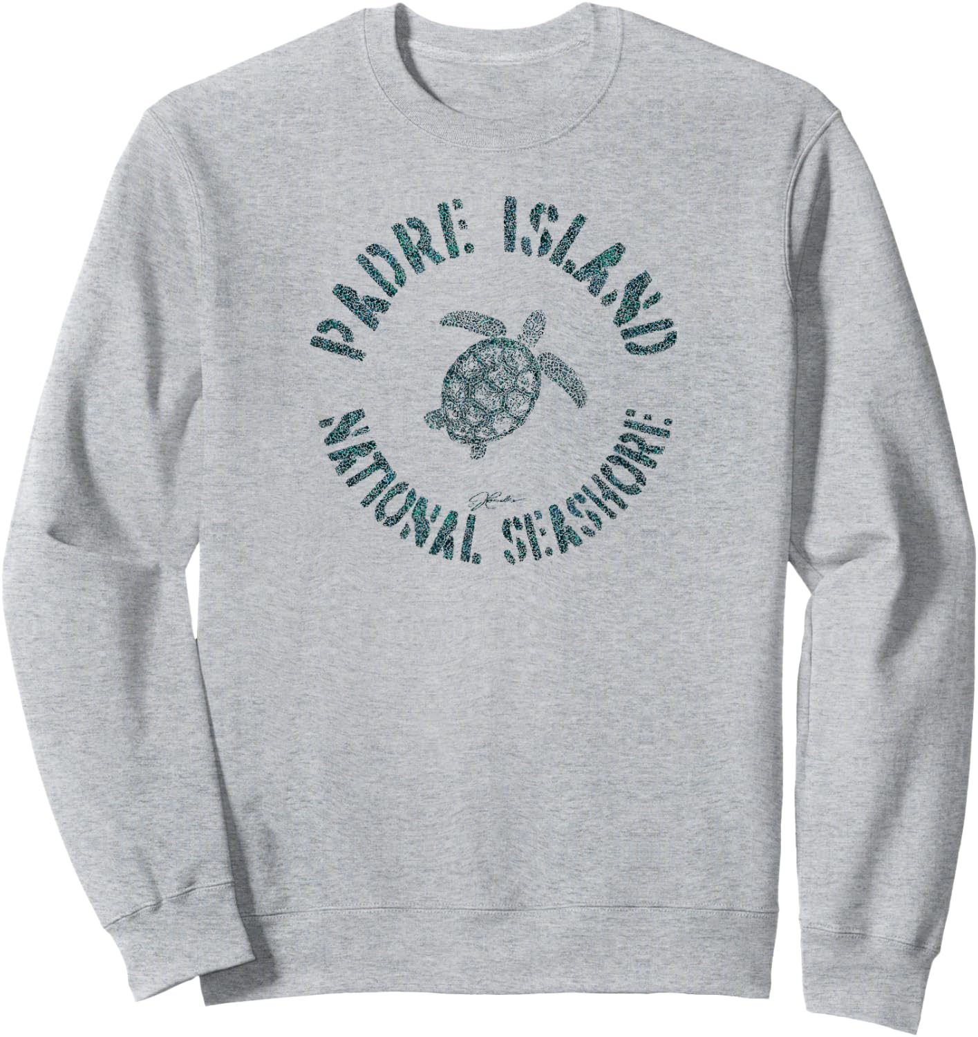 JCombs: Padre Island National Seashore, TX, Sea Turtle Sweatshirt - Sweatshirt | Ash