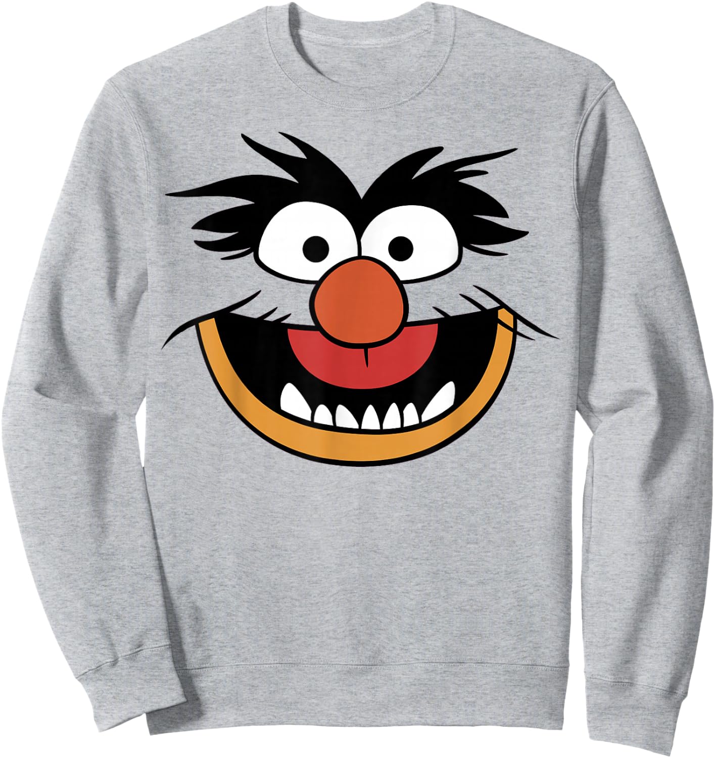 Disney The Muppets Animal Big Face Costume Sweatshirt - Sweatshirt | Ash