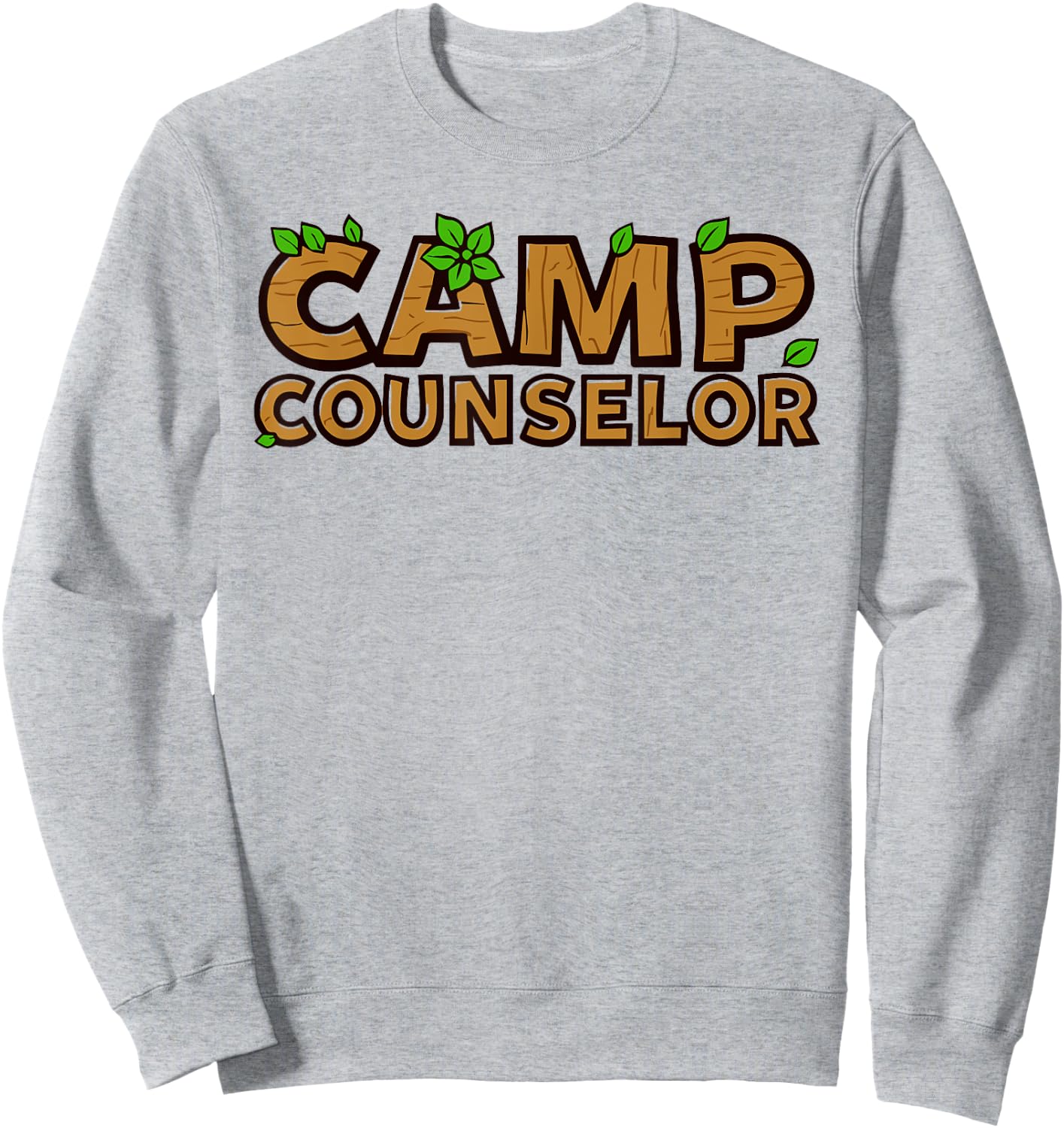Funny Camp Counselor T Shirt for Summer Adventures Sweatshirt - Sweatshirt | Ash