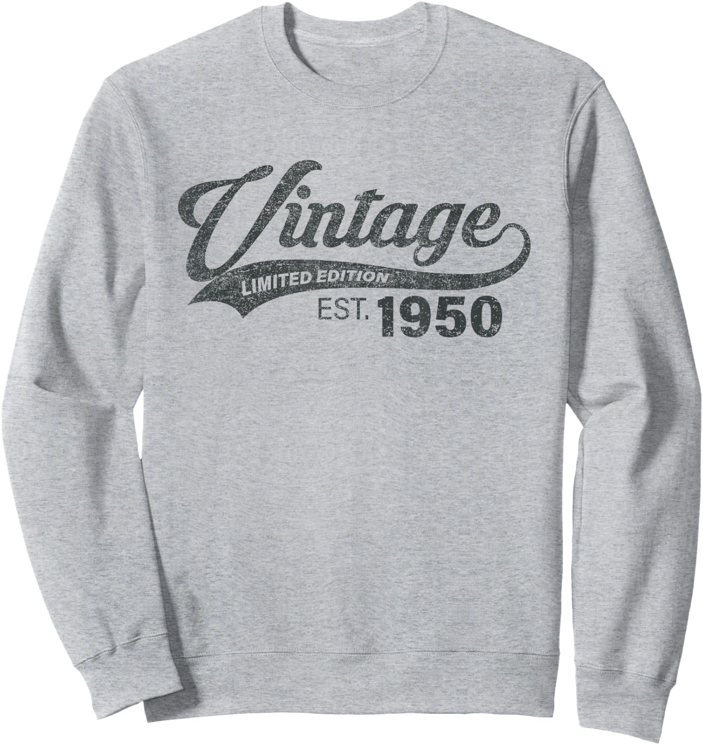 Vintage 1950 75 Years Old Bday 75th Birthday Gift Men Women Sweatshirt - Sweatshirt | Ash