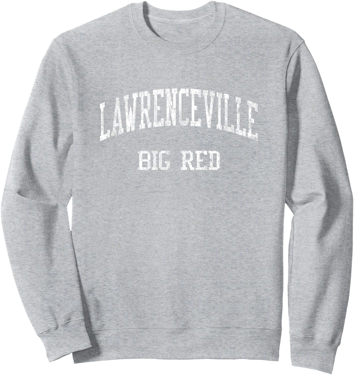 Lawrenceville High School HS Lawrenceville NJ Vintage Sports Sweatshirt - Sweatshirt | Ash