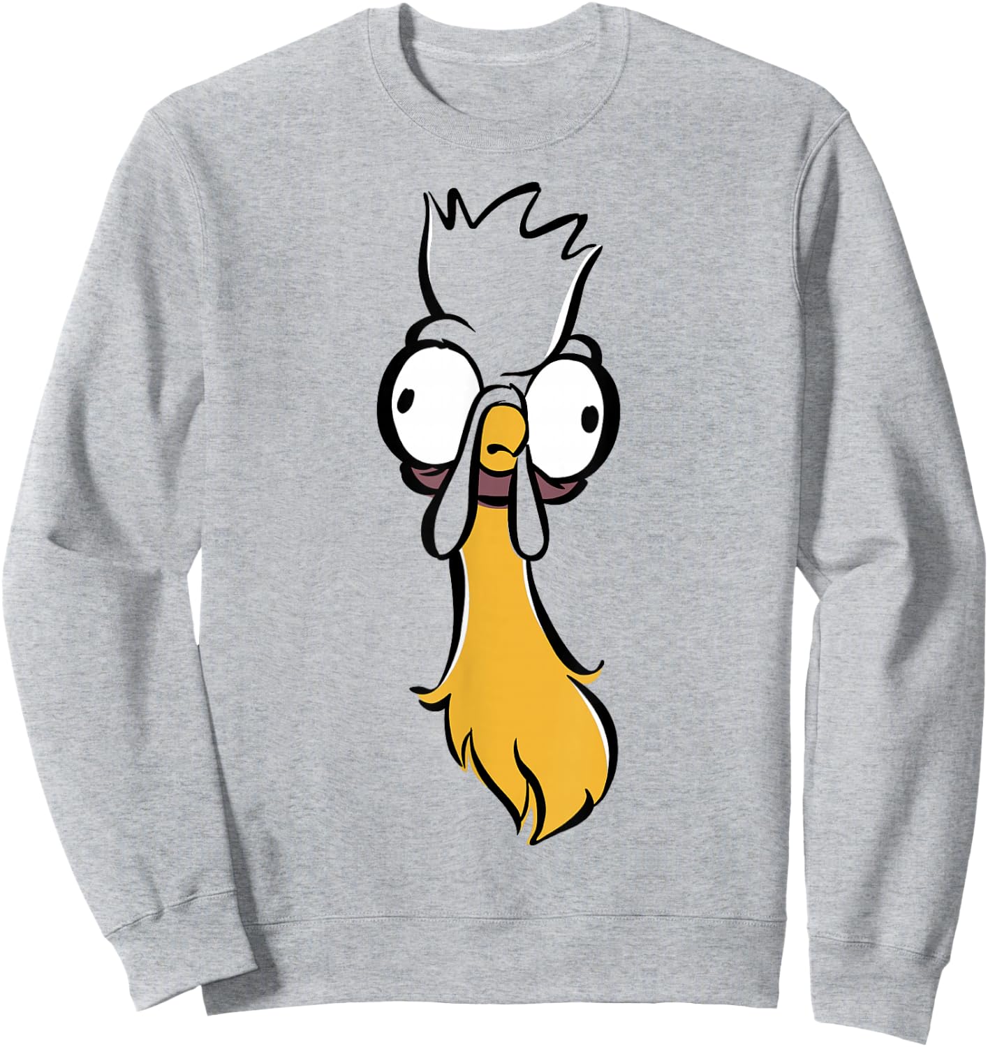 Disney Moana HEI HEI Big Face Sketch Portrait Sweatshirt - Sweatshirt | Ash