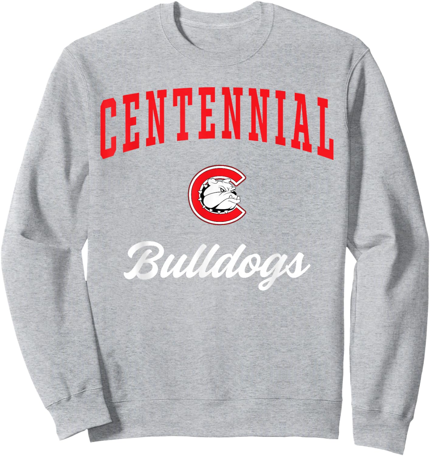 Centennial High School Bulldogs Sweatshirt - Sweatshirt | Ash