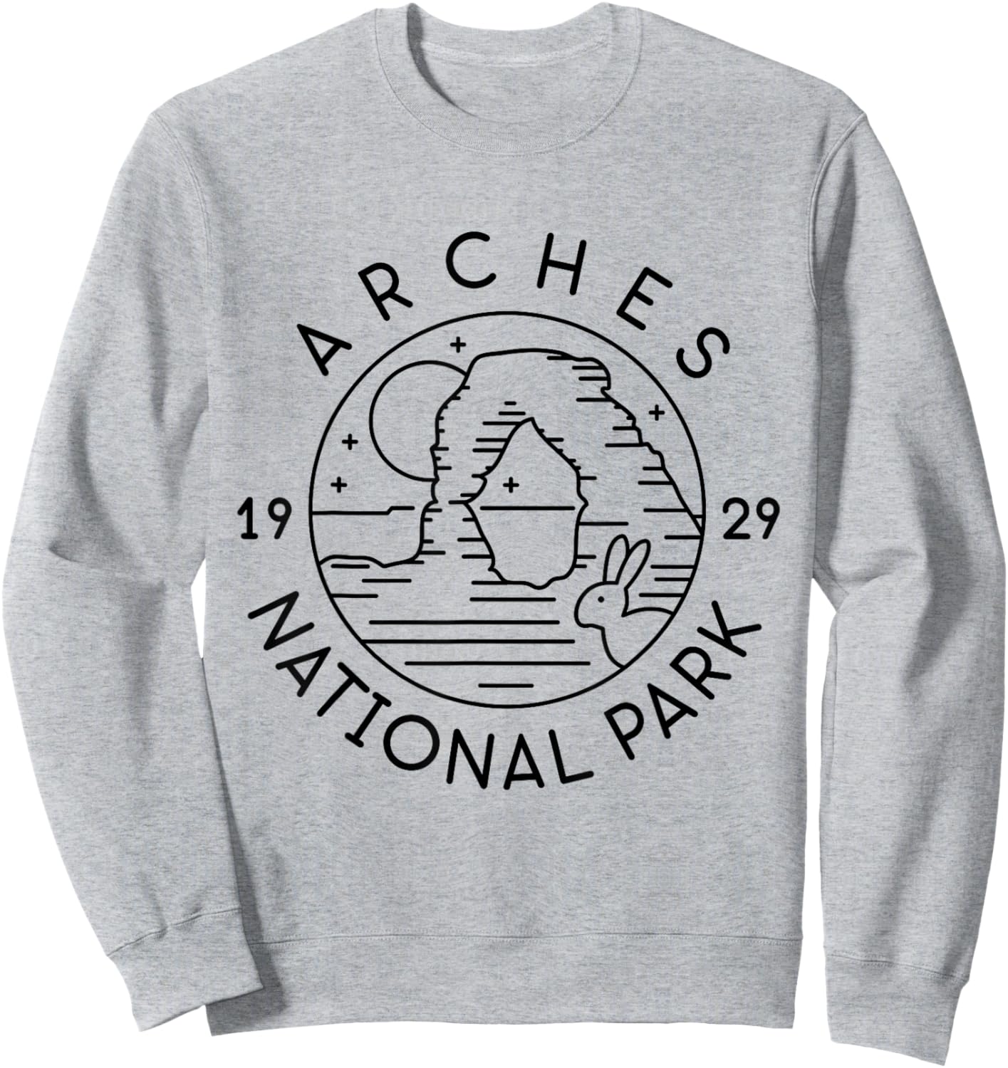 Arches National Park 1929 Moab Utah Sweatshirt - Sweatshirt | Ash